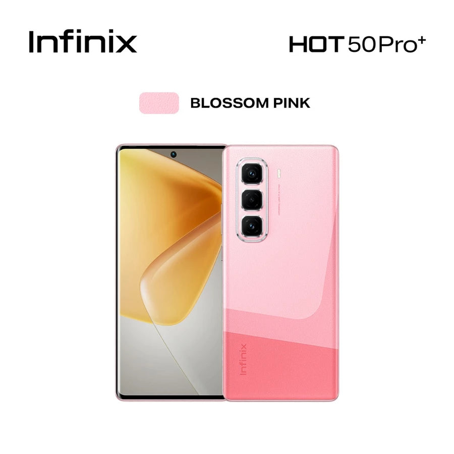 Infinix HOT 50 Pro+, (up to 16GB [8GB + 256GB], Helio G100, 120hz AMOLED, (1 year local warranty)