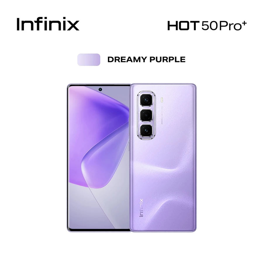 Infinix HOT 50 Pro+, (up to 16GB [8GB + 256GB], Helio G100, 120hz AMOLED, (1 year local warranty)