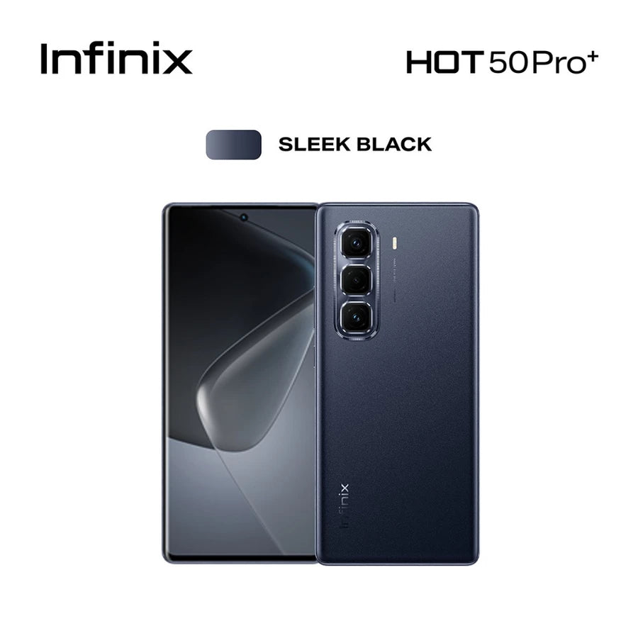 Infinix HOT 50 Pro+, (up to 16GB [8GB + 256GB], Helio G100, 120hz AMOLED, (1 year local warranty)